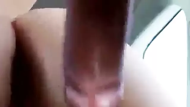 Asian babe's orgasmic experience with a big cock